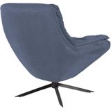 Dutchbone Vince Fauteuil - Blauw