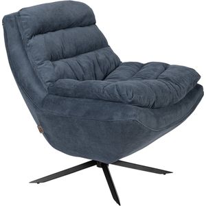 Dutchbone Vince Fauteuil - Blauw