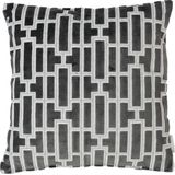 Zuiver - Scape - Sierkussen - Denim Zwart - Gerecycled Katoen