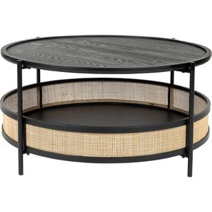 White Label Living - Makoto - Salontafel - Zwart - Hout