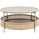 White Label Living - Makoto - Salontafel - Sand - Hout
