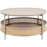White Label Living - Makoto - Salontafel - Sand - Hout