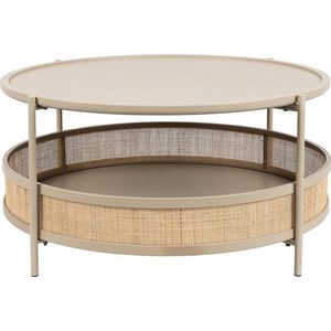 Housecraft living Makoto Salontafel Rond 80x80 cm Zand