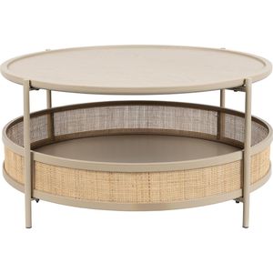 Feliz Lifestyle Makoto Salontafel Rond 80x80 cm Zand - Beige