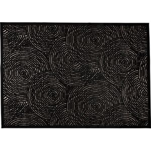 Dutchbone Dots Vloerkleed Zwart 170X240