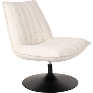ANLI STYLE Lounge Chair Jax Off White BouclÃ©