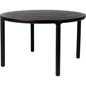 Zuiver - Storm - Eettafel - Rond 128 cm - Hout - Zwart