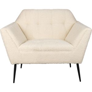 Dutchbone Kate Fauteuil - Bouclé - Beige