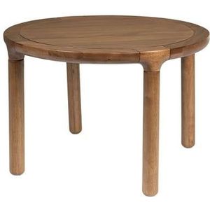 Zuiver Storm Salontafel Rond 60 cm Hout Walnoot - Bruin