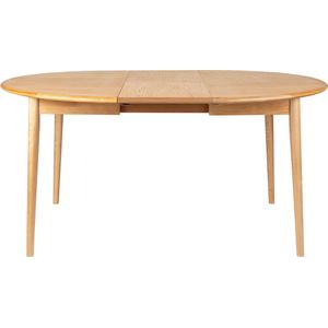 Zuiver Twist Uitschuifbare Eettafel Rond 120|160 cm Eikenhot - Beige