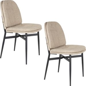Dutchbone eetkamerstoel Jade (set van 2)