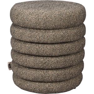 Dutchbone Fern Poef Zwart