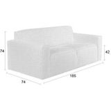 Housecraft Living Jari 2,5 zitsbank Gebroken wit
