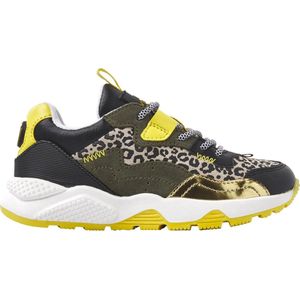 Vingino Mila Meisjes Sneakers - Multicolor Army - Maat 37