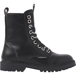 Vingino Eva high Veterboot - Meisjes - Black - Maat 28