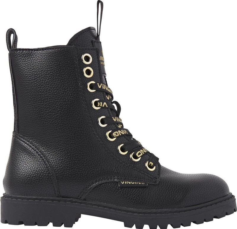 Vingino Eva high Veterboot - Meisjes - Black