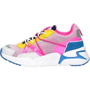Vingino - Odilia - Sneakers - Roze - Leer/Textiel - Chunky Zool