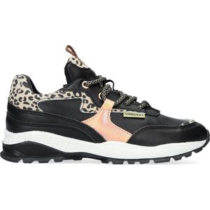 Vingino Mandy Lage sneakers - Leren Sneaker - Meisjes - Zwart