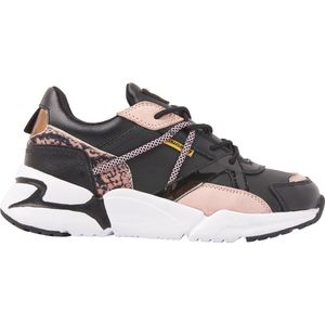 Vingino Odilia Lage sneakers - Leren Sneaker - Meisjes - Zwart