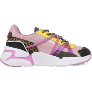 Vingino Odilia Sneakers - Leren Sneaker - Meisjes - Roze