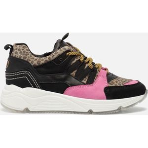 Vingino - Lidya - Sneakers - Zwart - Leer