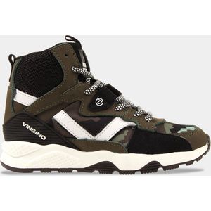 Vingino - Gio Mid Sneakers - Groen - Textiel