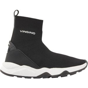 Vingino Gino Hoge sneakers - Jongens - Zwart - Maat 40