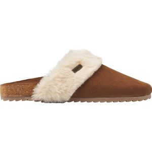 Vingino - Terra - Pantoffels - Cognac - Nubuck Leer - Fake Fur Voering