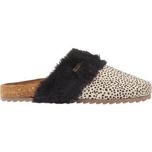 Vingino Terra - Pantoffels - Multicolor Black - Bovenwerk Pony Haar - Voering Fake Fur