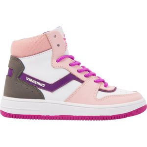 Vingino Senne mid Sneaker - Meisjes - Soft pink - Maat 26