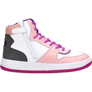 Vingino Senne mid kinder sneaker - Roze - Maat 32