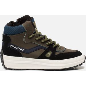 Vingino Max Mid sneakers blauw Leer - Heren - Maat 36