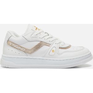 Vingino Senne Low Sneakers wit Leer - Dames - Maat 32