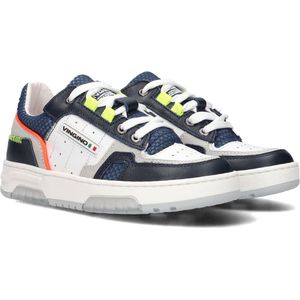 Vingino Dani Lage sneakers - Leren Sneaker - Jongens - Blauw