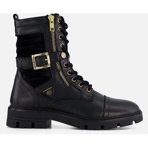 Vingino - Britt - Veterboots - Zwart - Synthetisch