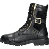 Vingino - Britt - Veterboots - Zwart - Synthetisch