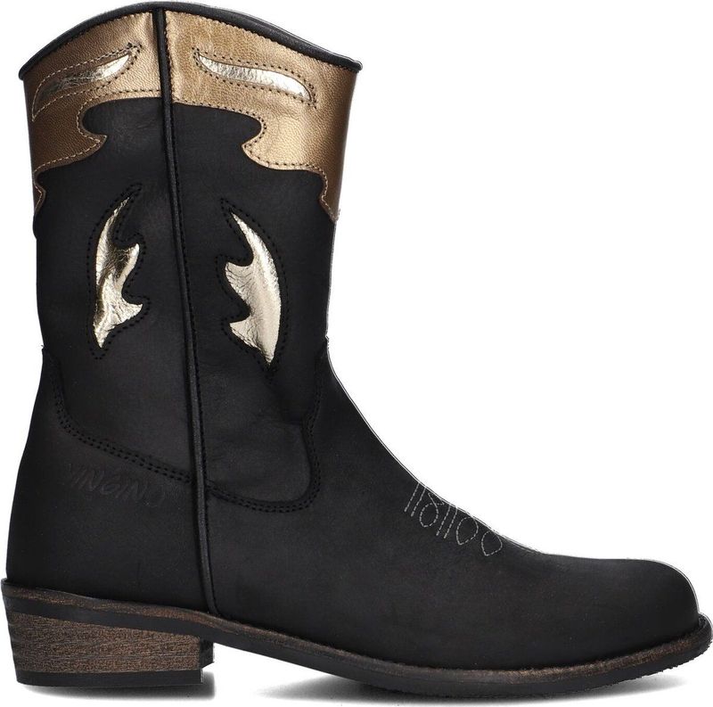 Vingino Vera Xhi Cowboylaarzen - Western Laarzen - Meisjes - Zwart