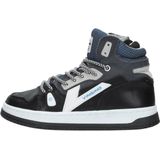 Vingino Joshua Mid Sneakers blauw Leer - Maat 38