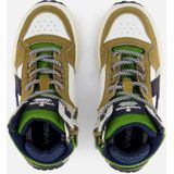 Vingino Vito Mid Sneakers groen Leer