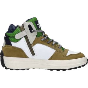 Vingino Vito Mid Sneakers Hoog - groen - Maat 37