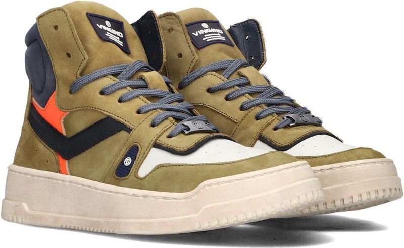 Vingino Rens Suède Sneakers Groen