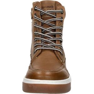 Vingino - Sil Xhi - Hoge Sneakers - Cognac - Leer