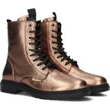 Vingino - Julia - Veterboots - Metallic - Leer - Imitatieleer