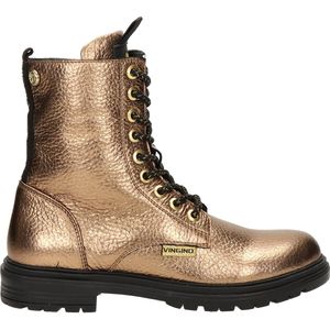Vingino - Julia - Veterboots - Metallic - Leer - Imitatieleer