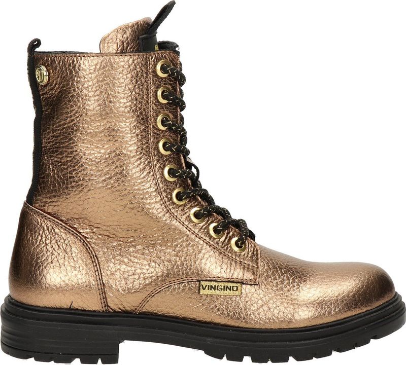 Waldlaufer - Kitomi - Veterboots - Goud - Metallic Kleur