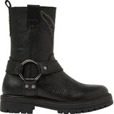 Vingino - Carice - Biker Boots - Zwart - Leer