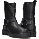 Vingino - Carice - Biker Boots - Zwart - Leer
