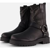 Vingino - Carice - Biker Boots - Zwart - Leer