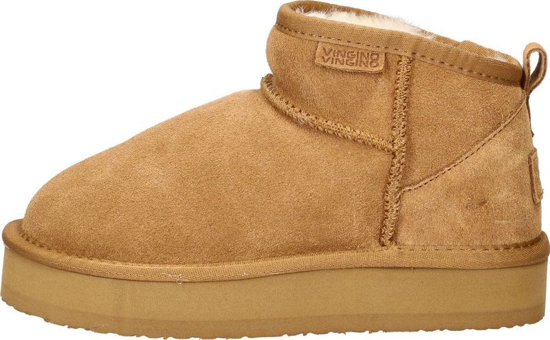 Vingino - Sofia Low - Veterboots - Zwart - Suède - Plateauzool