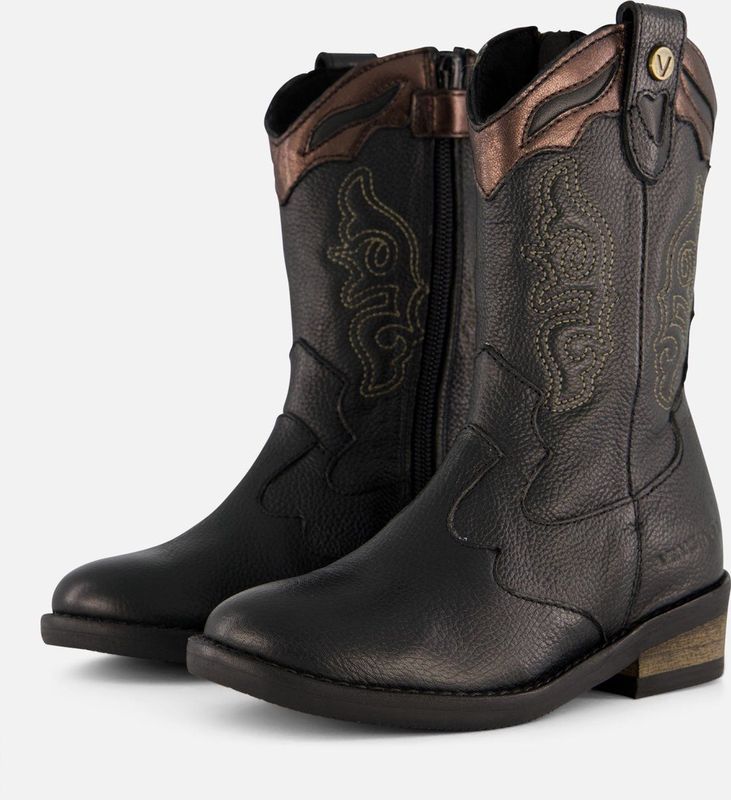 Vingino Chloe Cowboylaarzen zwart Leer - Dames